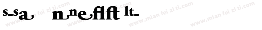 S-SabonNext LT字体转换
